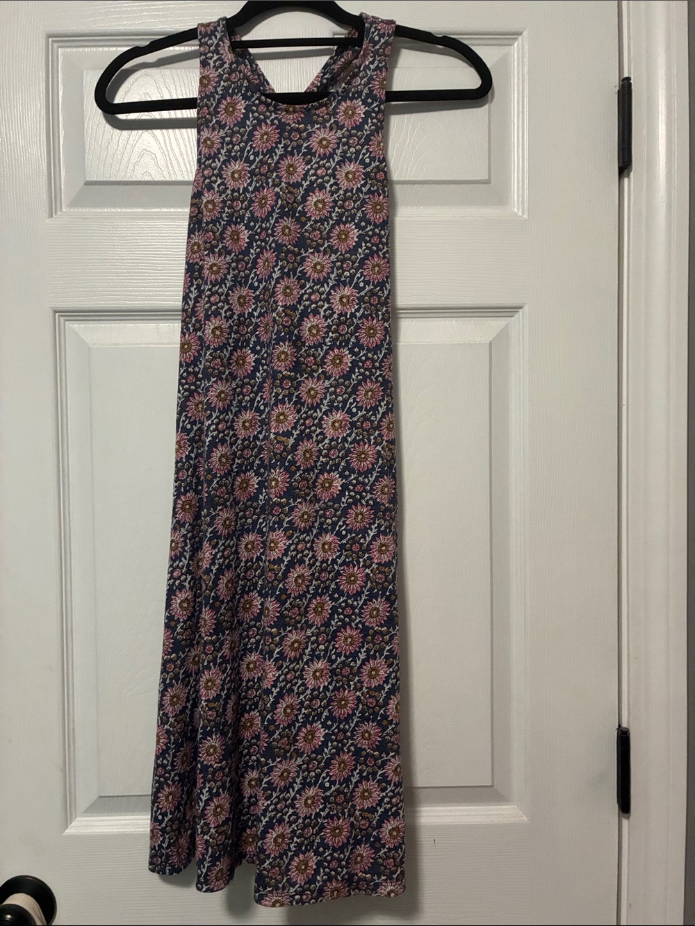 Floral Gap sun dress - Pink and Navy